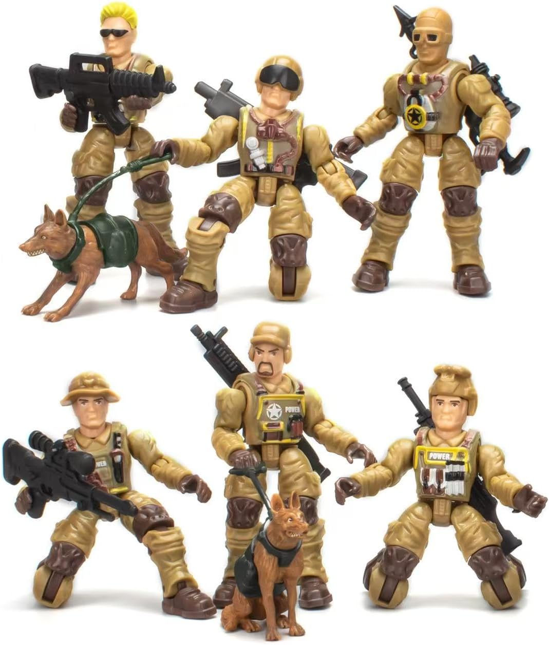 Army Men Toy Set with Accessories